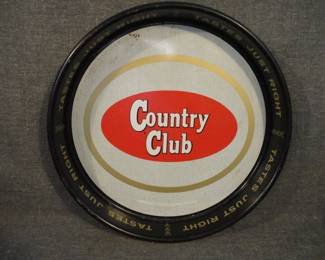 Vintage Country Club Beer Tray