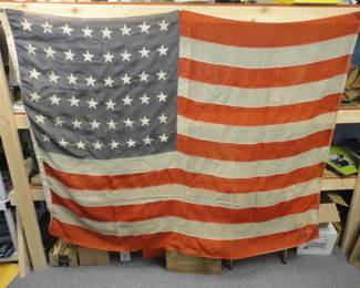 Sterling Wool 48 Star Flag