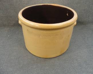 Lyons NY Stoneware Crock