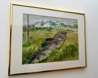E. Wein Signed Watercolor