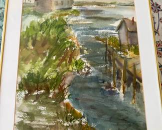 E. Wein Signed Watercolor
