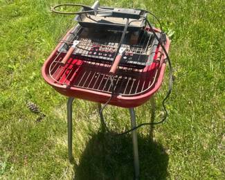 Charcoal Grill with Accessories