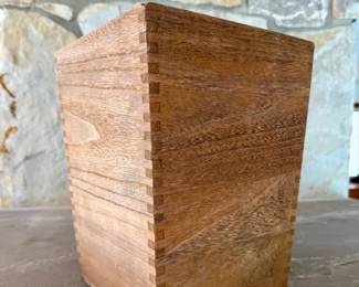 Baskerville Wooden Waste Basket