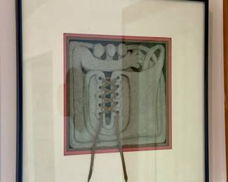 Signed Ralph Prata Concrete “Connection” Art