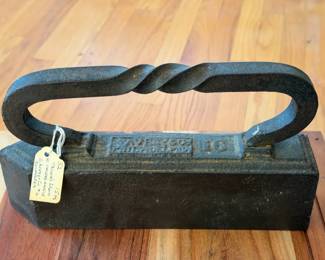 Avery & Co Tailors Iron With Twisted Handle