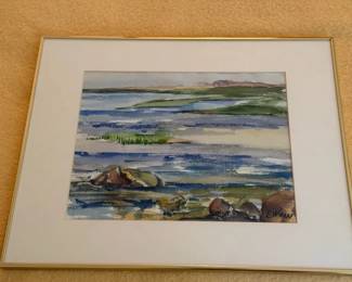 E. Wein Signed Watercolor