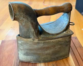antique cast iron coal-burning clothes Charcoal Or Chimney iron