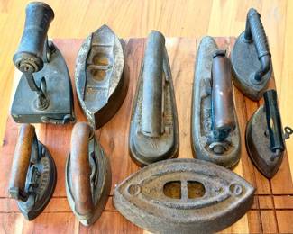 Large Cast Iron Sad Iron Lot