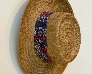 Straw Boater Hat