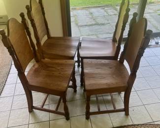 Wood Dining Chairs Set