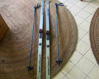 Fisher Cross Country Skis with Poles