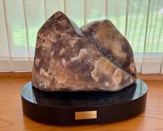 Signed E.S. Rubinow Stone Sculpture “Range”