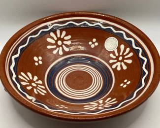 8” Kupittaan Savi Hand-painted Bowl