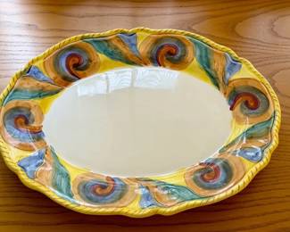 Signed Italian Platter