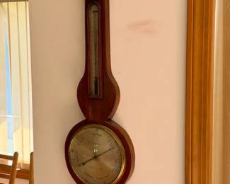 Antique Barometer Banjo Style