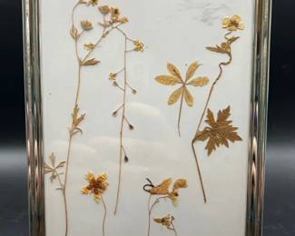 Pressed Flowers Framed Art