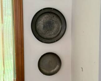 Metal Plates & Bowl
