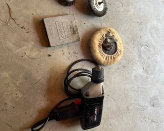 Sears Craftsman 3/8 Inch Drill and Attachments