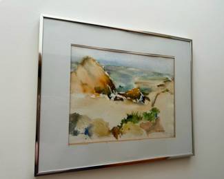 E. Wein Signed Watercolor
