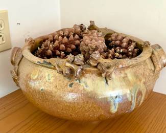 Signed Ceramic Planter