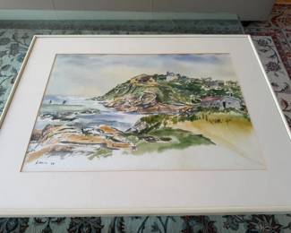 E. Wein Signed Watercolor