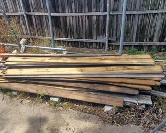 8 ft wood fence pickets