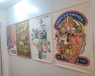 Vintage NFL posters