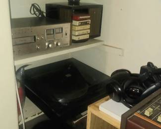 8 Track Tape Player, Turntables