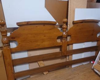 King size wooden headboard