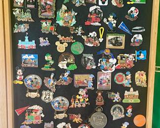 Large Collection of Disney Enamel Pins