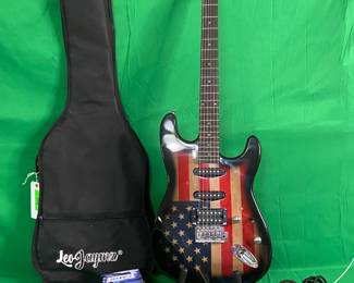 LEO JAYMZ ELECTRIC GUITAR/GIG BAG/RAT EFFECTS PEDAL