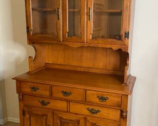 YOUNG REPUBLIC SOLID HARD ROCK MAPLE STEP BACK CABINET