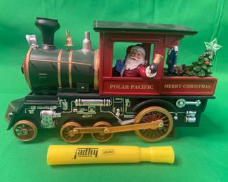 SANTA'S POLAR PACIFIC MUSICAL CHRISTMAS TRAIN ENGINE