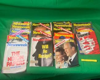 VNTG NEWSWEEK WATERGATE COLLECTION - THE NIXON SCANDAL