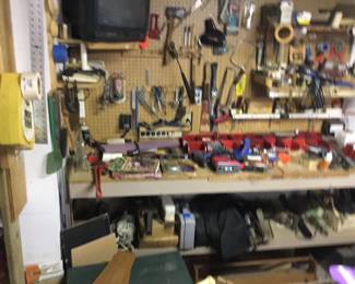 Work bench area to go through yet