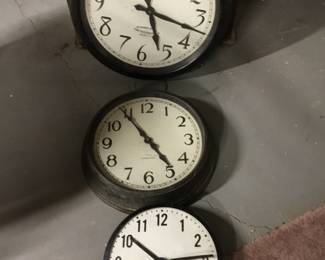 More old clocks laying around. Not pictured are at least a dozen more..