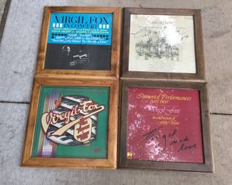 Signed framed albums By Virgil Fox
