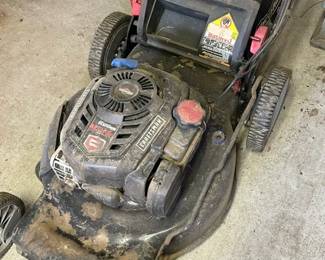 used lawn mower, works 