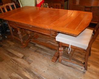 Fold Out Table and 4 Chairs