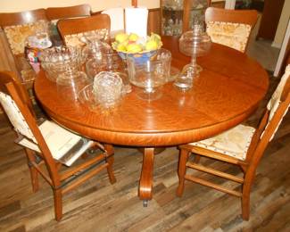 Wood Table and Chairs