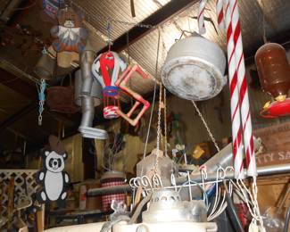 Stuff hanging from the ceiling