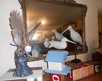 Eagle, Mirror, Birds