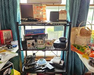 Folding Metal Shelf Not For Sale - Property of Seasons