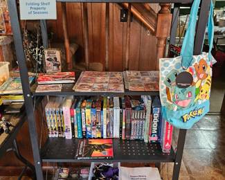 Folding Metal Shelf Not For Sale - Property of Seasons