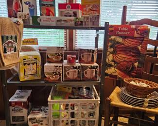 Folding Metal Shelf Not For Sale - Property of Seasons