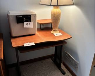 Computer desk.