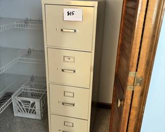 Filing cabinet.