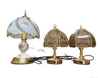 3 American Lighting Tiffany Style Lamps