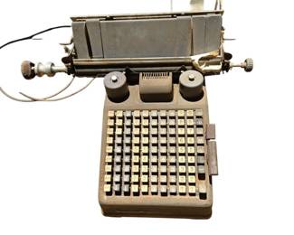 Vintage Burroughs Mechanical Adding Machine