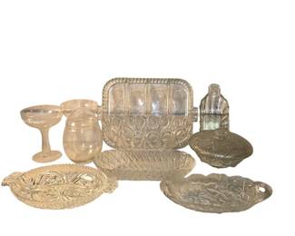 Vintage Glass Serving Pieces and More